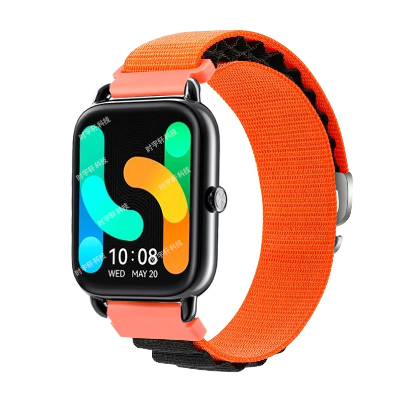 Pulsera de nailon de 20mm y 22mm para HAYLOU Solar Plus RT3, correa para Haylou Watch 2 Pro/RS4 Plus/GST Lite/GS/RT2/RS3/LS05S - imagen 2