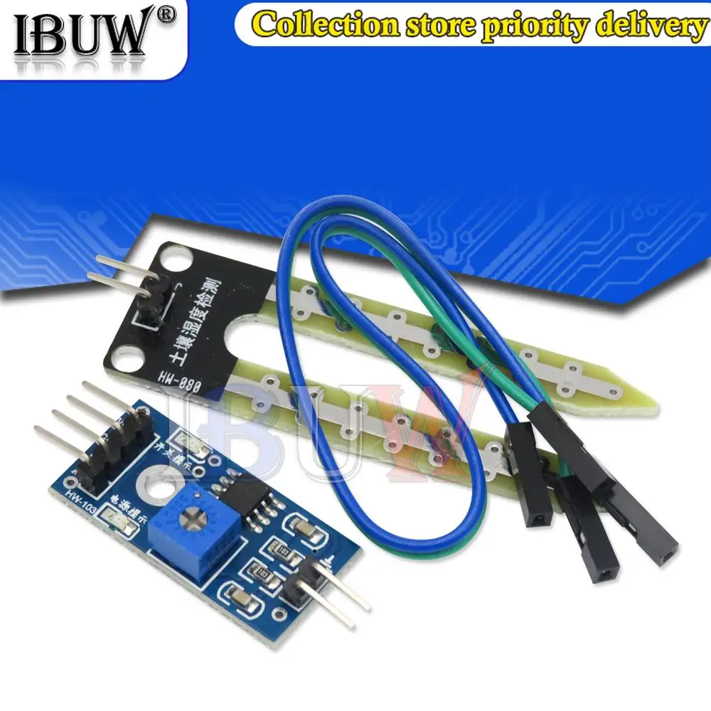 1 Uds higrómetro de suelo módulo de detección de humedad Sensor de humedad humedad del suelo - imagen 3