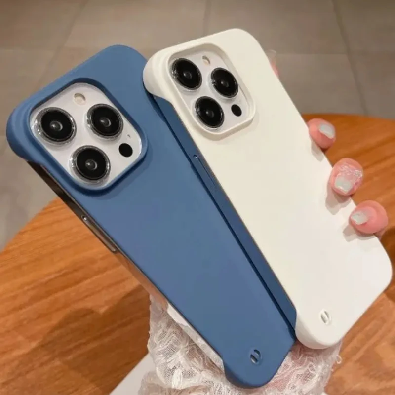 Funda 16 Pro ultrafina y delgada para teléfono duro de PC para iPhone 16 11 14 12 13 15 Pro Max, funda trasera mate sin bordes 14 15 16 Plus - imagen 2