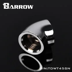 Barrow TDWT45SN Adaptador G1/4 45° Refrigeración Líquida PC