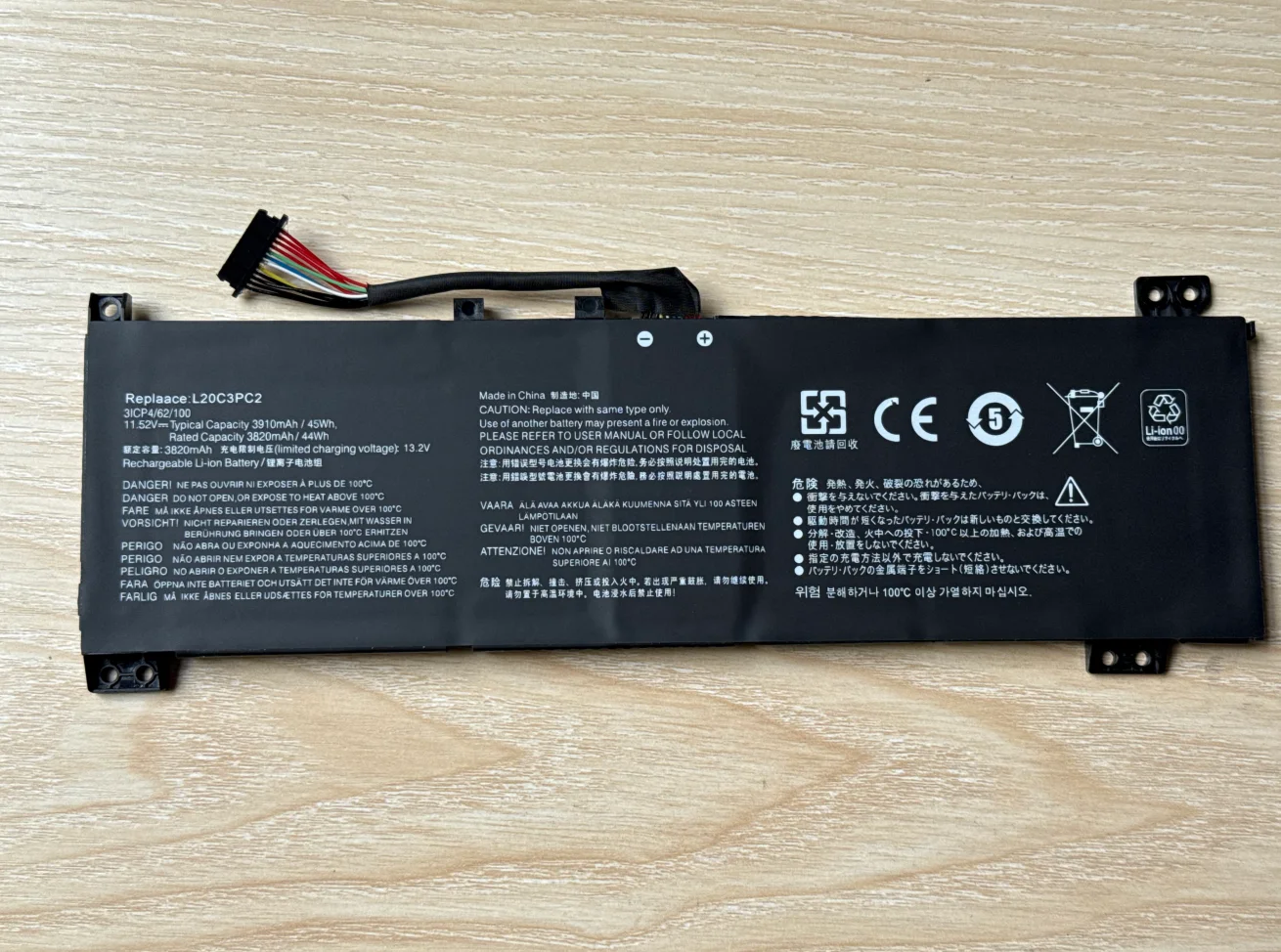 L20M3PC2 L20C3PC2 batería del ordenador portátil para Lenovo ideapad Gaming 3 15ACH6 15IHU6 82K1 82K2 L20L3PC2 L20D3PC2 11,52 V 45WH - imagen 4