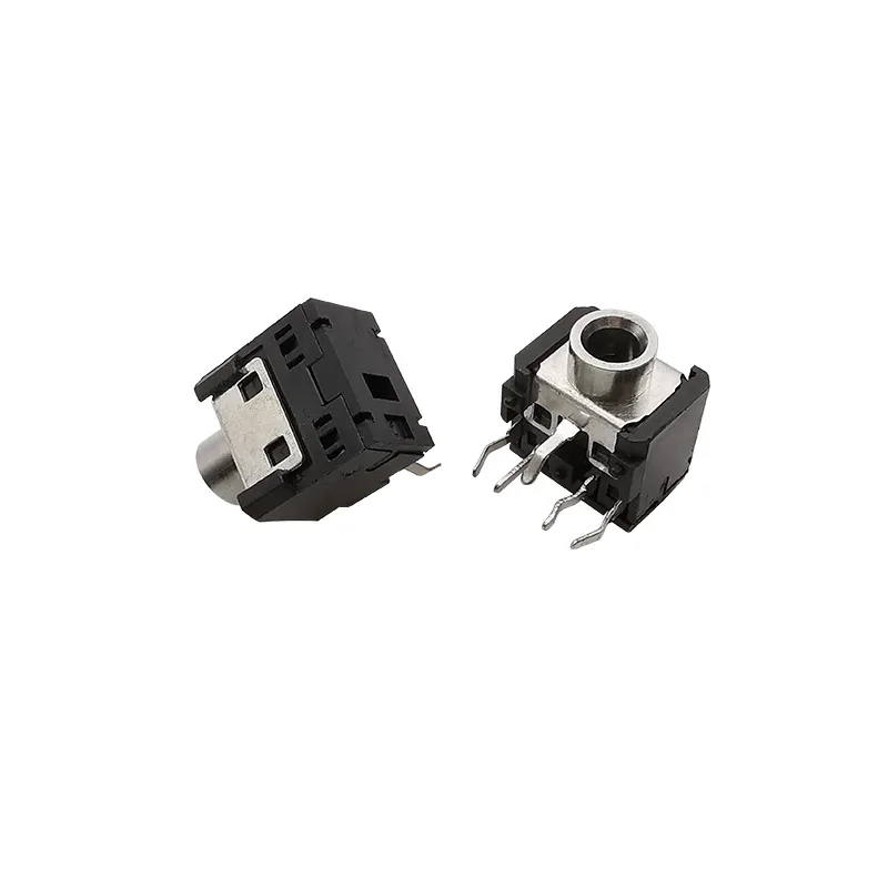 10 Uds PJ-306 conector Jack de 3,5mm hembra conector de auriculares de Audio estéreo TRS conectores de conector de Audio de 3,5mm negro - imagen 5