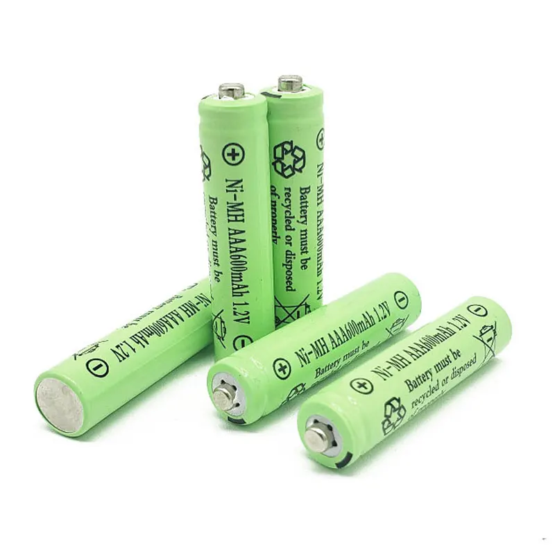 Batería AAA NIMH Ni MH 1,2 V baterías recargables 600mAh para juguetes calculadora cerradura de puerta ratón despertador teclados - imagen 3