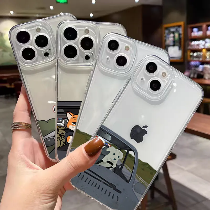 Funda creativa con forma de perro para coche Realme C53 C55 C67 C63 C33 C30 C35 C51 C21Y C25Y 8i 9i 9 10 12 Pro Plus 8 9 Pro 5G