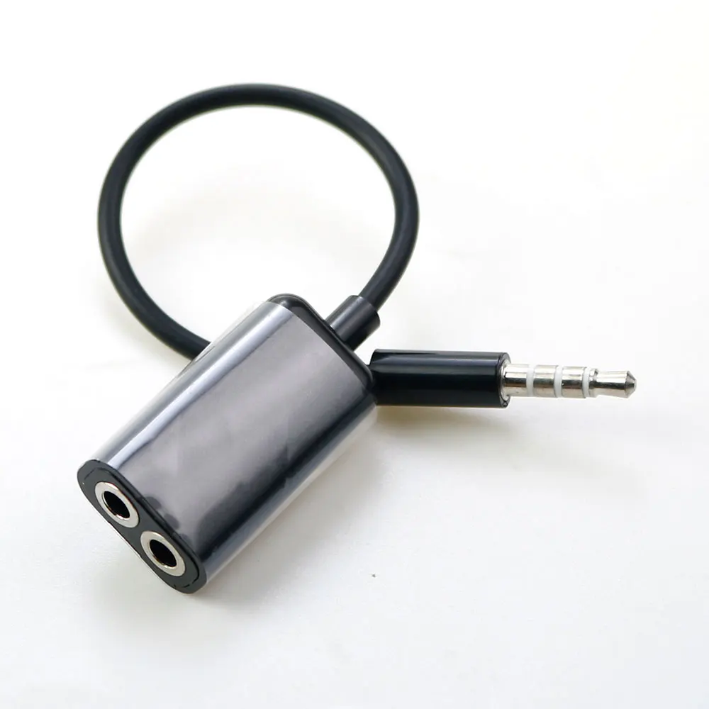 Cable divisor de auriculares para iPhone y iPod, conector dual de 3,5mm, 1 macho y 2 hembra, de alta calidad, 1 ud., nuevo - imagen 4