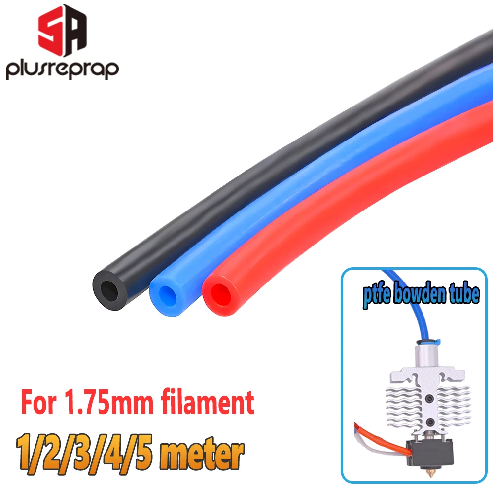 Tubo Bowden de PTFE para impresora 3D, 1/2/3/4/5 metros, para filamento Creality de 1,75mm, Ender 3 V2 Pro Max Ender-5 serie CR-10 - imagen 2