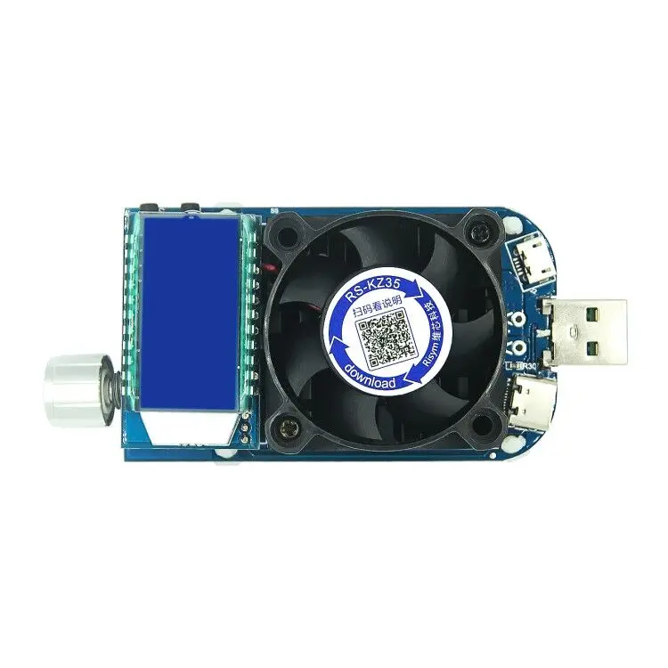 Medidor de capacidad de descarga, carga electrónica de corriente constante, USB tipo C, QC2.0/3,0, AFC, FCP, 1 piezas, KZ35 - imagen 4