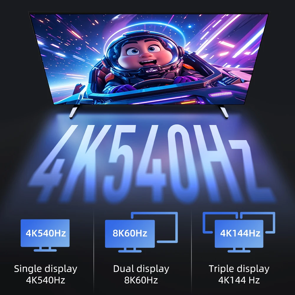 CABLETIME Thunderbolt 5 Cable de datos certificado Intel 120Gbps PD 240W Cable de carga rápida 8K60Hz tipo C para Mac/PC iPad SSD - imagen 4