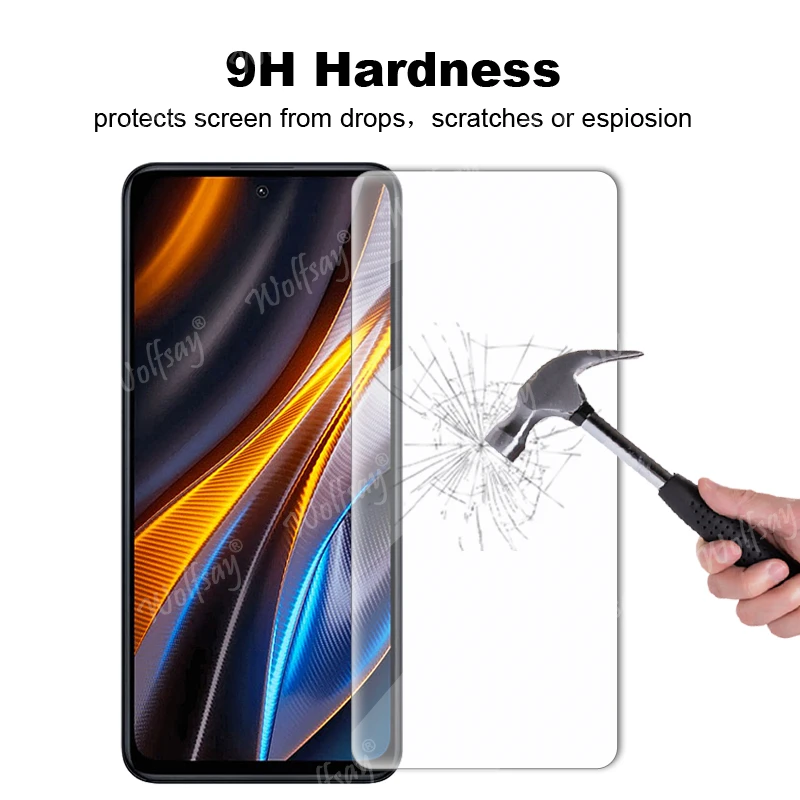 Para Xiaomi POCO X4 GT vidrio para POCO X4 GT F4 GT X4 M4 Pro X3 M3 M5 M5S pantalla de vidrio templado protege la película de lente POCO X4 GT vidrio - imagen 3