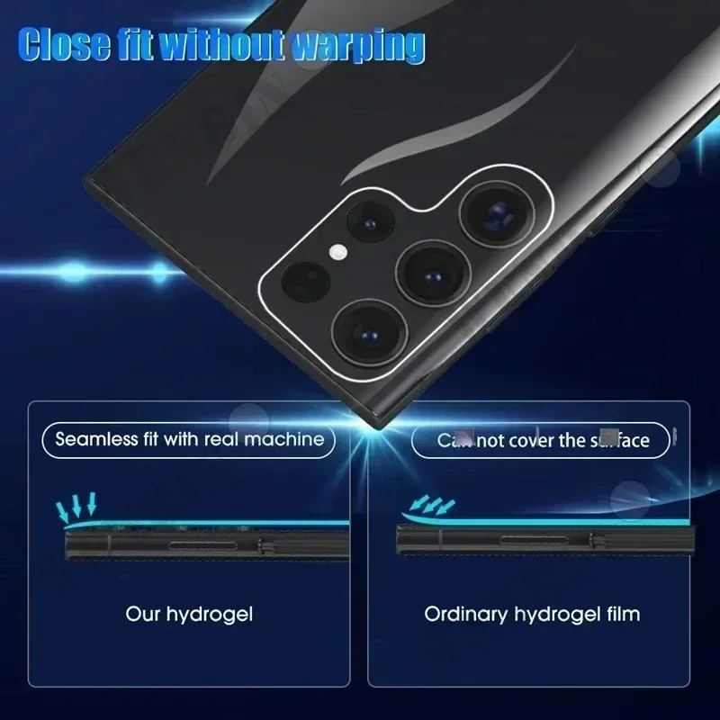 5 uds película de hidrogel para Samsung S25 S24 S23 S22 Ultra Plus Note 20 Protector de pantalla para Samsung A56 A55 A36 A35 A16 A15 película trasera - imagen 5
