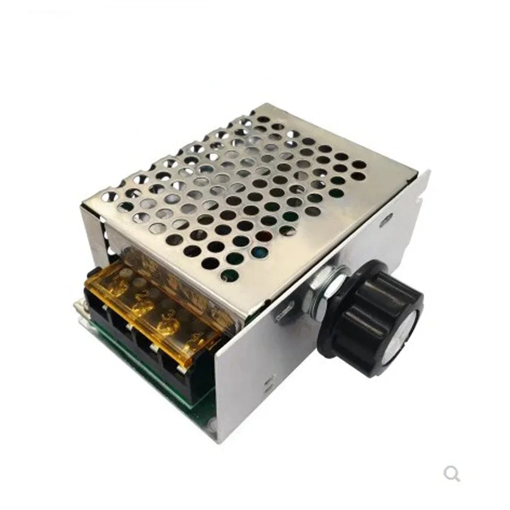 Regulador de voltaje SCR 4000W 220V Atenuadores de atenuación Controlador de velocidad del motor Módulo de fuente de alimentación Motor ajustable SCR - imagen 3