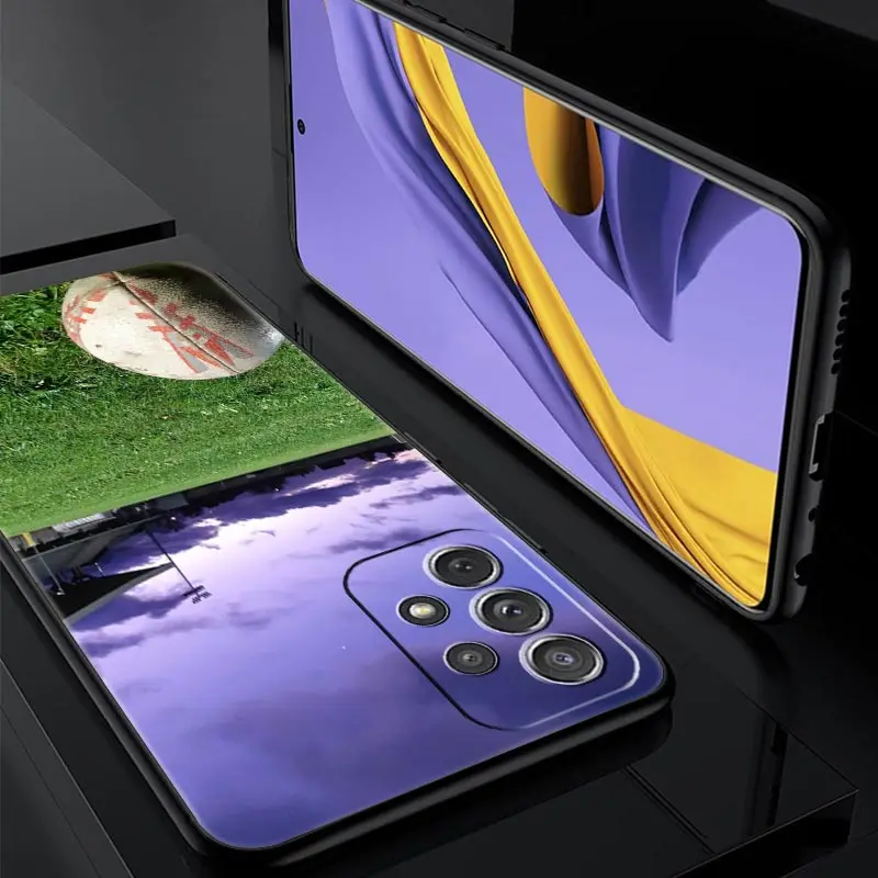 Funda de teléfono con pelota de Rugby para Samsung Galaxy A35 A55 A15 A13 A51 A71 A41 A31 A21S A03S A05 A12 A32 A52 A23 A25 A33 A53 A73 5G - imagen 3