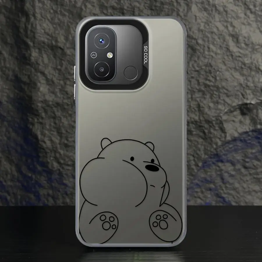 Funda blanda para Xiaomi Redmi 12C 14C A3x 13C 13 A1 A3 A2 Plus 12 A4 lindo oso de dibujos animados - imagen 2