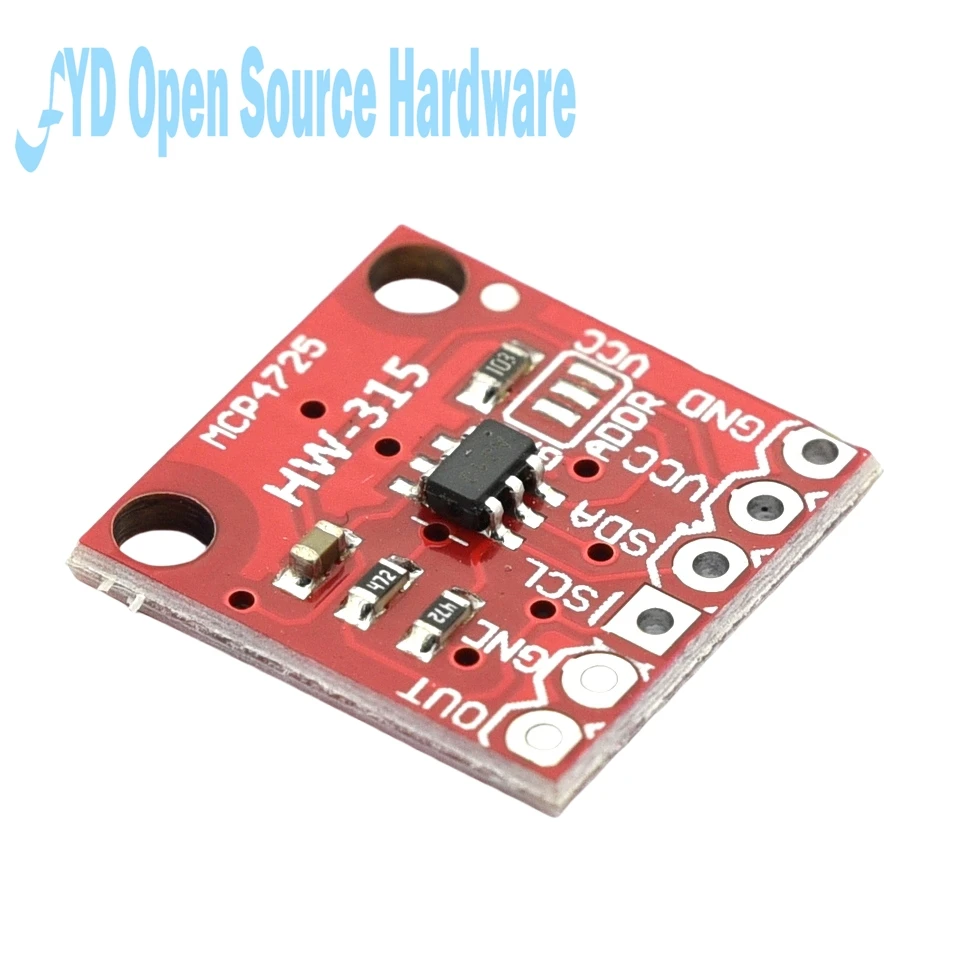 Módulo de ruptura MCP4725 I2C DAC, placa de desarrollo, módulo convertidor Digital - imagen 5