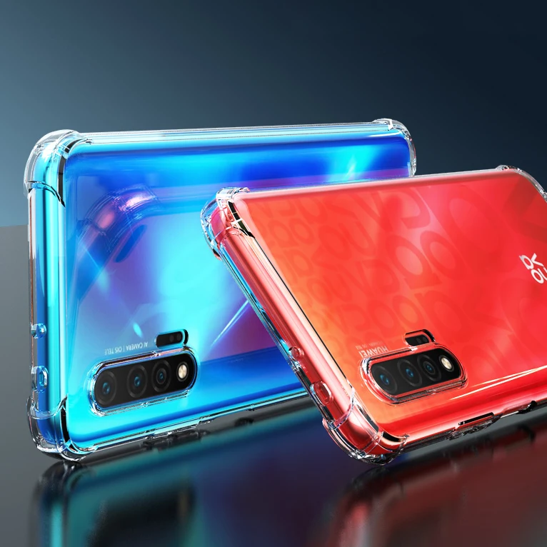Funda de teléfono con Airbag transparente ultrafina para Huawei Nova 6 5 5i 5T 5z 4 4e 3 3i 2 2S Plus SE, funda suave de cristal TPU a prueba de golpes Nova5T - imagen 2