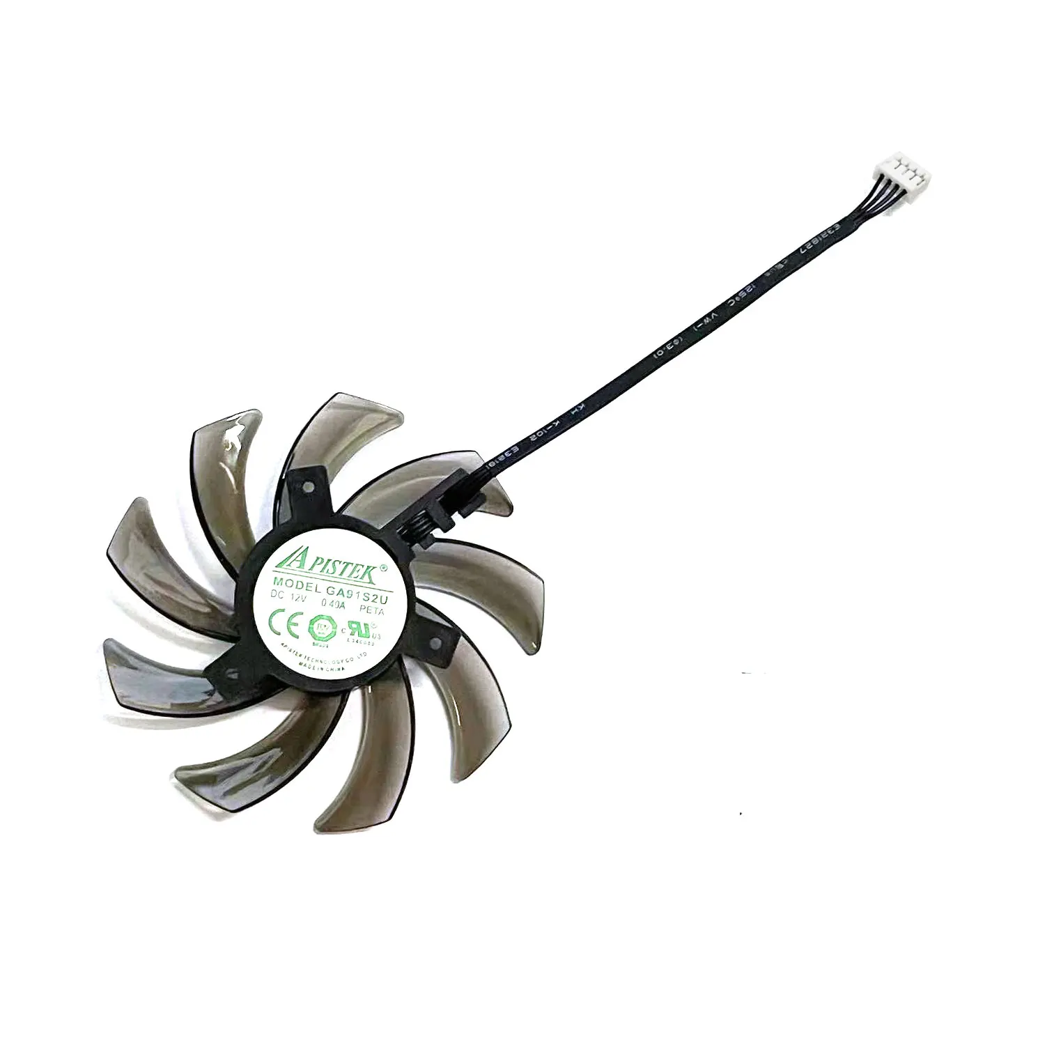 Reemplazo de tarjeta gráfica, nuevo, 85MM, 4 pines, GA91S2U, GTX1060, 1070TI, GPU, PNY, Geforce, GTX1060, 1070ti, V2 - imagen 5