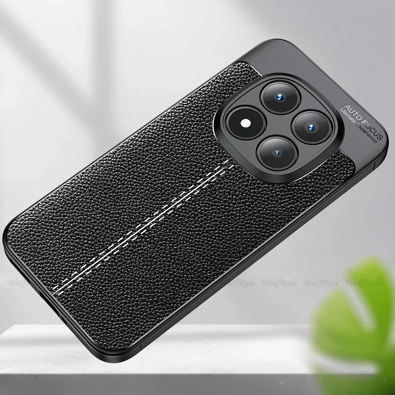 Para Redmi Note 15 Pro 5G funda Xiaomi Redmi Note 15 Pro Plus Capas a prueba de golpes TPU cuero suave para Fundas Redmi Note 15 5G - imagen 5