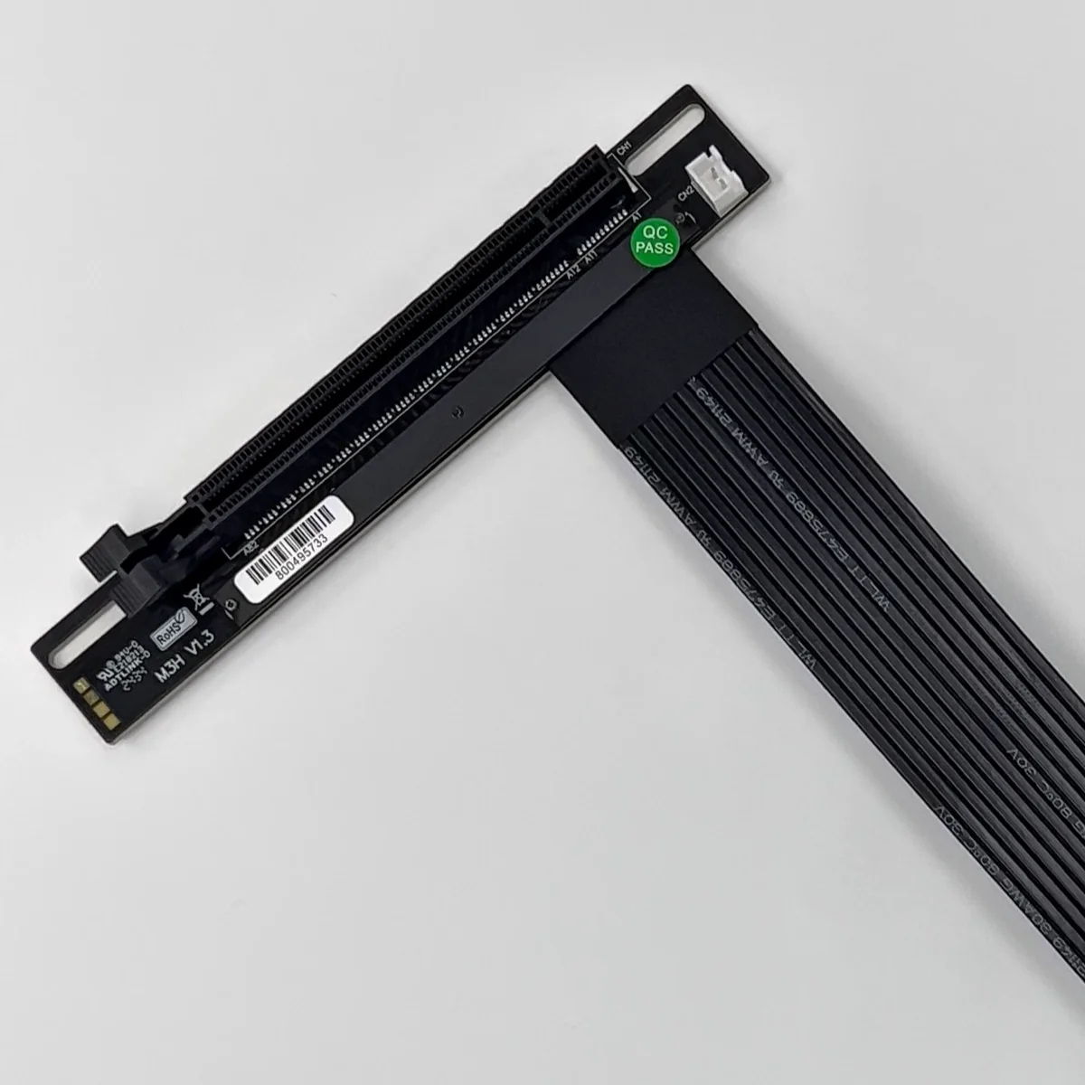 ADT-Link M.2 para NVMe Key M a PCI-E 4,0x16 extensor de tarjeta gráfica puente M.2 giro 90 ángulo 16x M2 adaptador de tarjeta elevadora Cable GPU - imagen 5