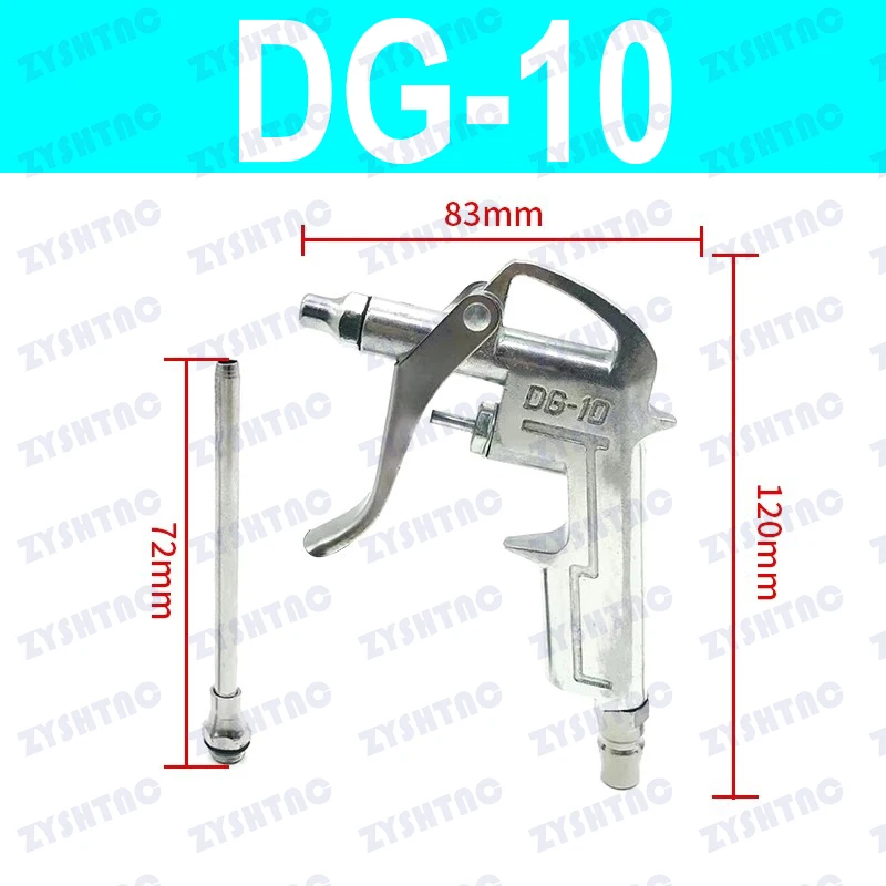 Pistola de soplado de polvo de aire, herramienta neumática de DG-10, limpiador de suciedad, piezas de compresor de aire, conector rápido tipo japonés, NPN-989 - imagen 5