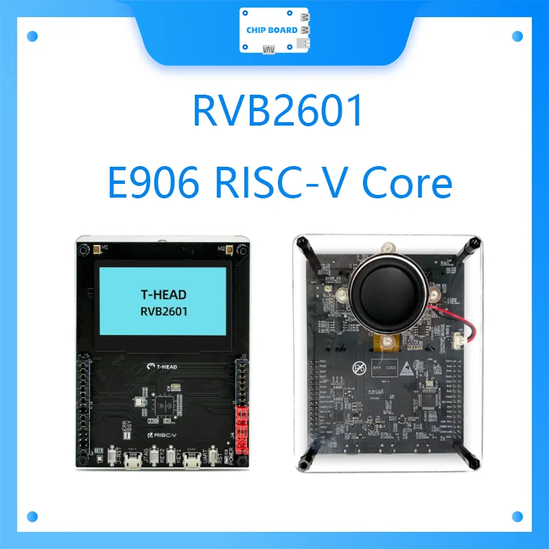 Placa de desarrollo RVB2601, cabezal en T Xuantie E906 RISC-V Core, 220MHz, compatible con cosas AliOS y otros sistemas RTOS