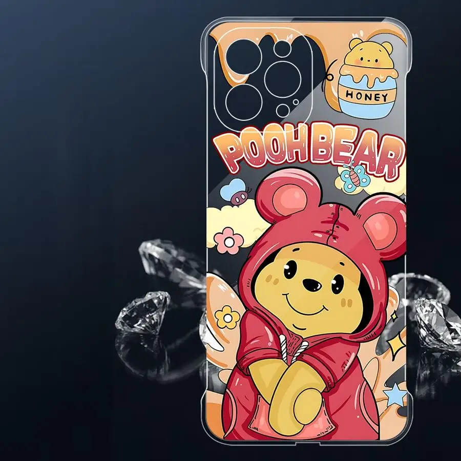 Funda de teléfono divertida de Winnie de Disney The Pooh para Apple iPhone 15 16 Pro Max 13 14 Plus 12 11 Pro plus mate - imagen 4