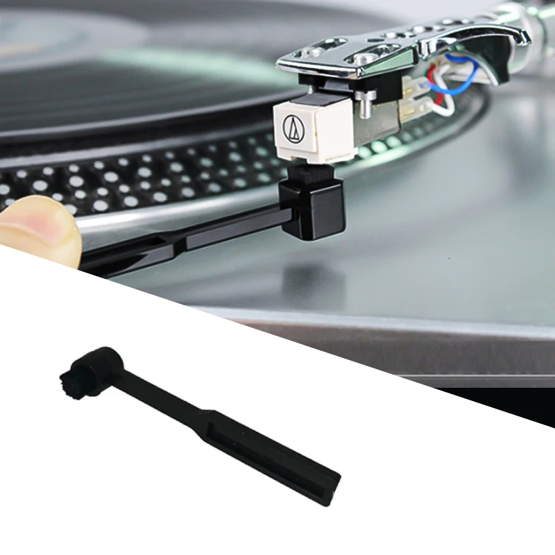 Cartucho giratorio Stylus Brush para LP, reproductor de discos de vinilo, fonógrafo, aguja antiestática, limpiador Phono, accesorios para herramientas