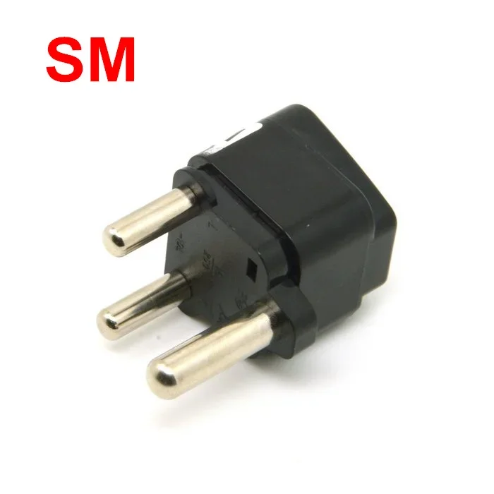 Universal Reino Unido EE. UU. Europa AU RU a Ture Sudáfrica grande 15A 250V 3 pines viaje AC enchufe adaptador tipo M enchufe
