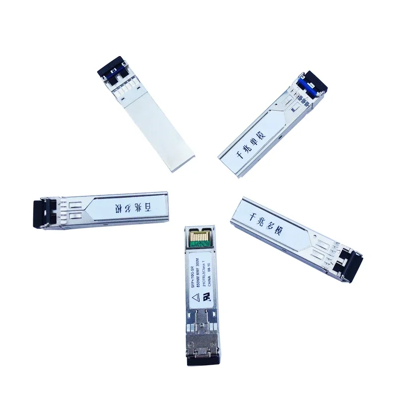 Módulo de fibra óptica SFP Gigabit monomodo 10G tarjeta de red Compatible con multimodo y adaptador convertidor de interruptor