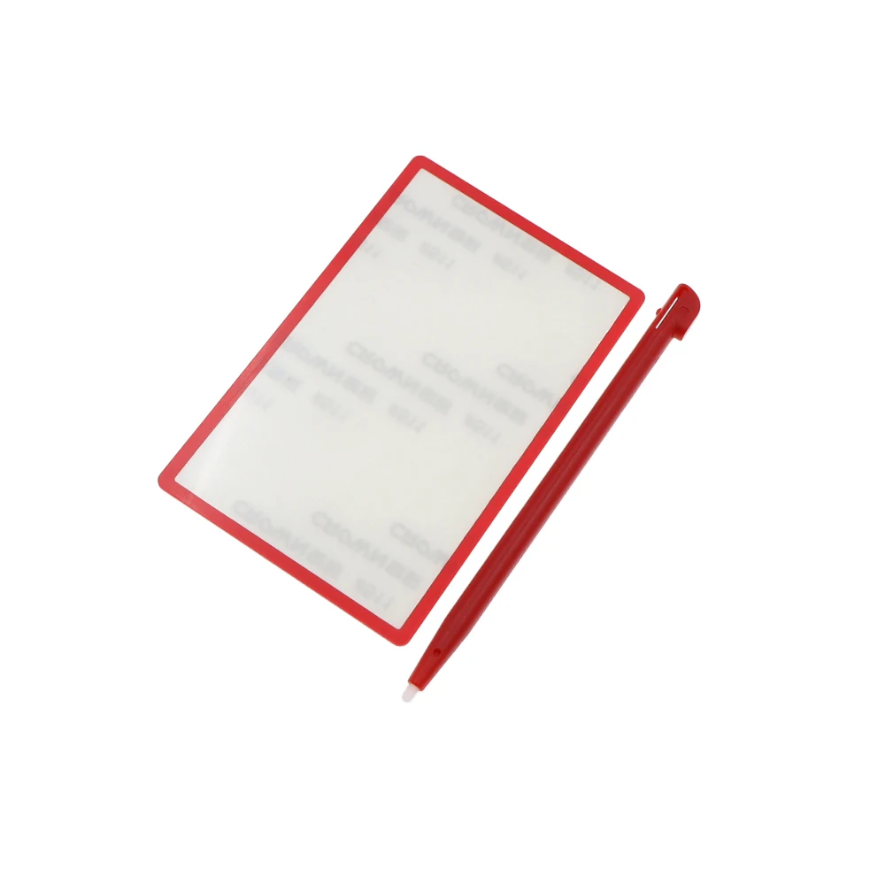 Lente de pantalla LCD superior superior, cubierta de plástico y vidrio + lápiz óptico táctil para pieza de reparación 2DS, 1 Uds. - imagen 5