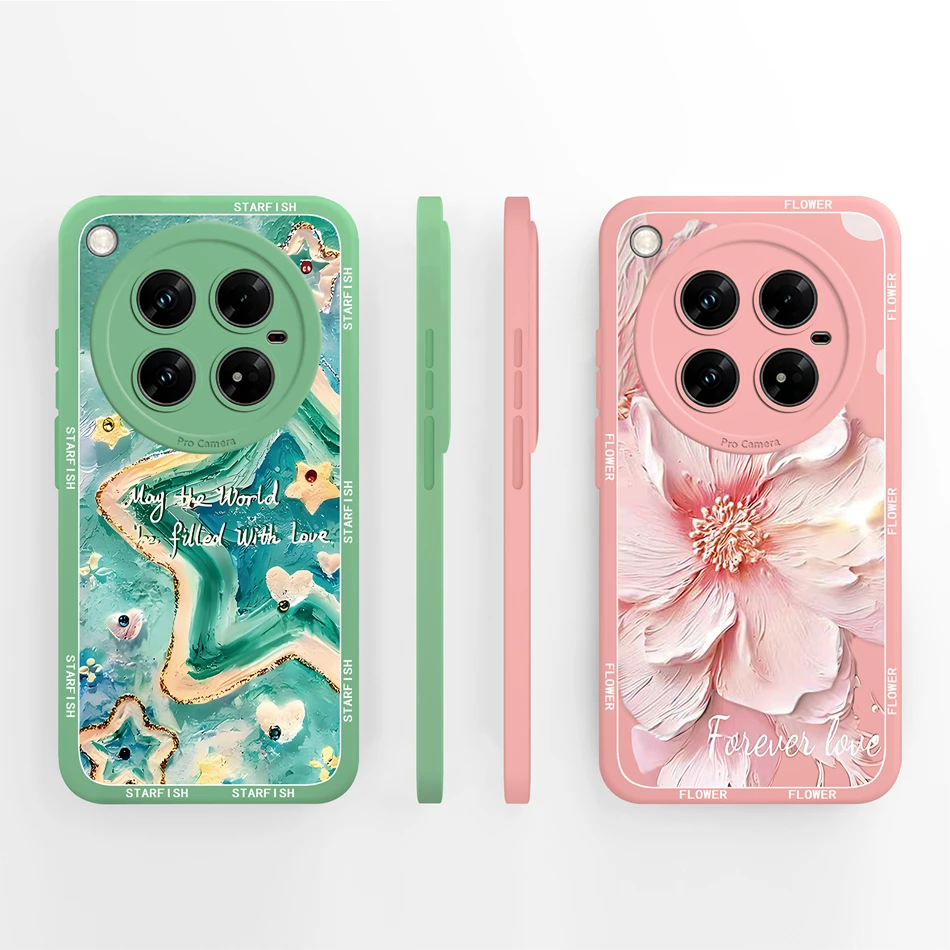 Para Infinix Zero 40 4G 5G Funda de teléfono tinta mariposa carcasa creativa para Infinix Zero40 Funda de silicona líquida suave y suave - imagen 2