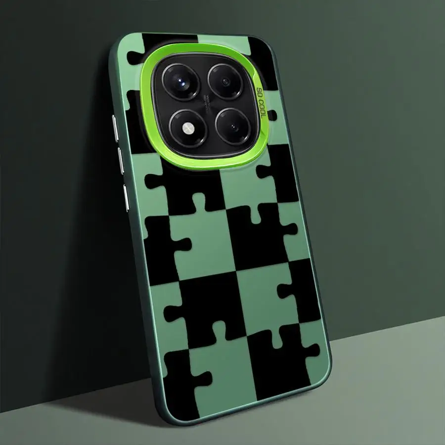 Funda para Xiaomi Redmi Note 9s 10s 11s 14 Pro Plus 12s 10Lite 13 12 11 funda trasera para teléfono divertido rompecabezas negro - imagen 5