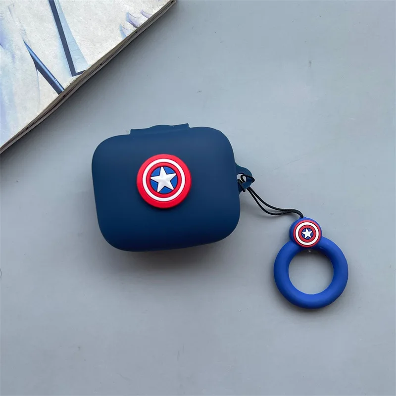 Funda de silicona de dibujos animados para Xiaomi Redmi Buds 5 TWS cubierta inalámbrica Bluetooth con llavero - imagen 5