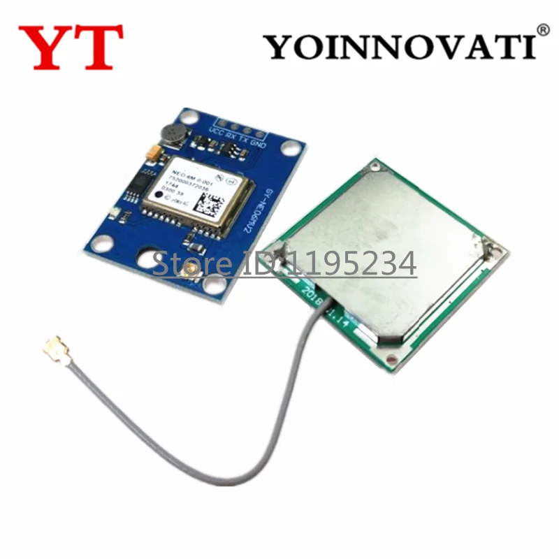 GY-NEO6MV2 nuevo módulo GPS NEO-6M NEO6MV2 con Control de vuelo EEPROM MWC APM2.5 antena grande para Arduino 6MV2 - imagen 2