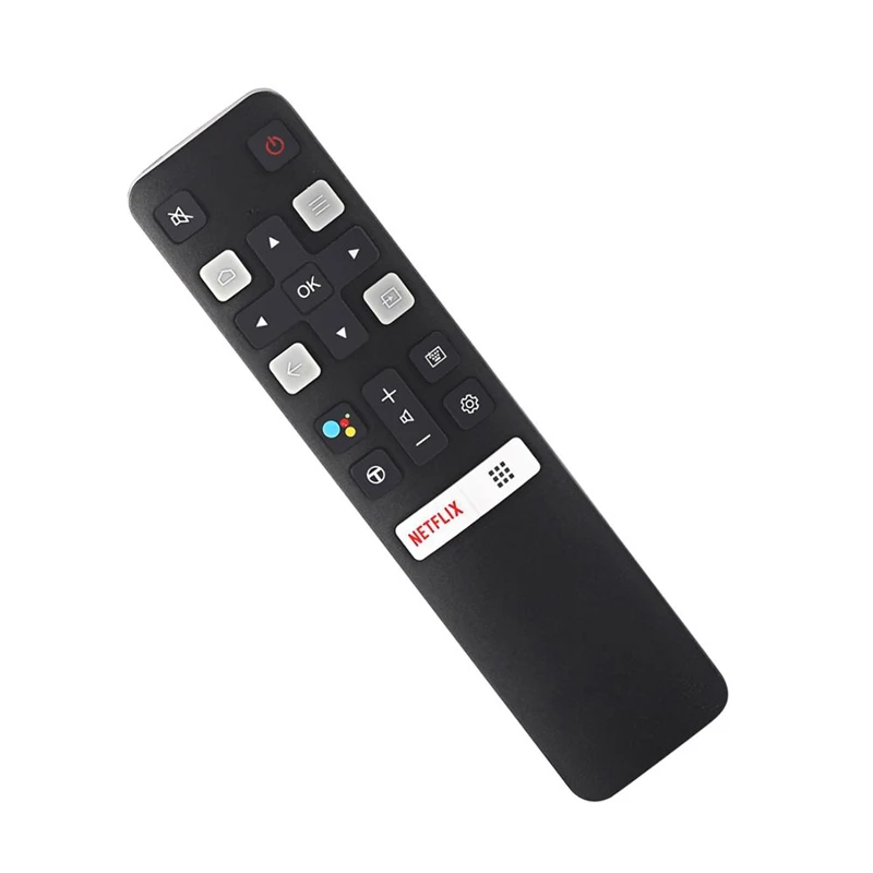 Control remoto por voz para Smart Tv Tcl, mando a distancia RC802V con Netflix FMR1 FMR2 FLR1 FUR5 FUR7 FU Jur6 65P8S 49S6800Fs 49S6510Fs - imagen 2
