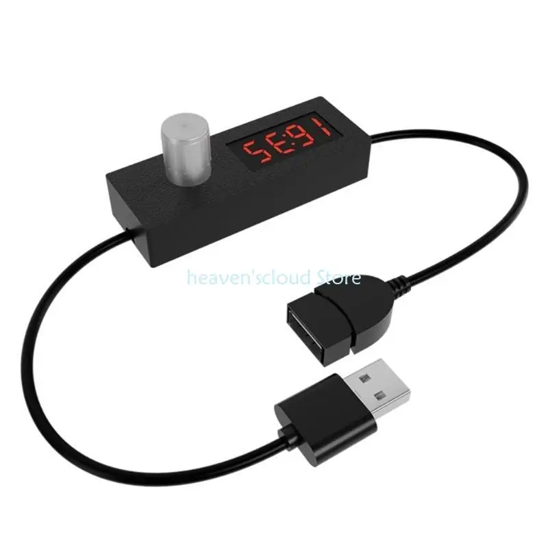 Cambio temporizador USB negro Y88B para luces y ventilador con duración ajustable - imagen 5