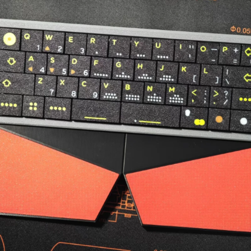 Reposamuñecas para teclado dividido, impresión 3D, reposamanos para teclado ergonómico personalizado para juegos, accesorios para teclado mecánico de oficina - imagen 5