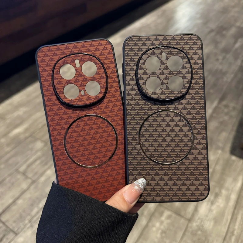 Para Magsafe carga inalámbrica magnética de lujo Color sólido textura de montaña parachoques funda de teléfono para Honor 400 Pro X60 Magic 7 Pro - imagen 2