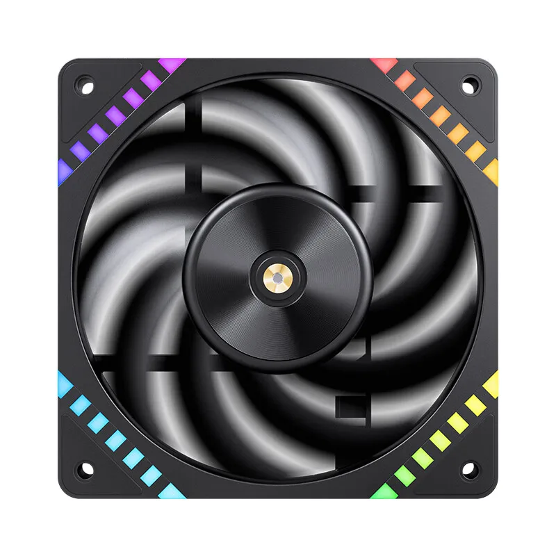 Jonsbo HF2-120WR ventilador para chasis de computadora ventilador con cubierta de rendimiento de 120mm 5V 3PIN ARGB 4 pines PWM HF2-120BR ventilador de refrigeración de CPU 800-2200RPM - imagen 2