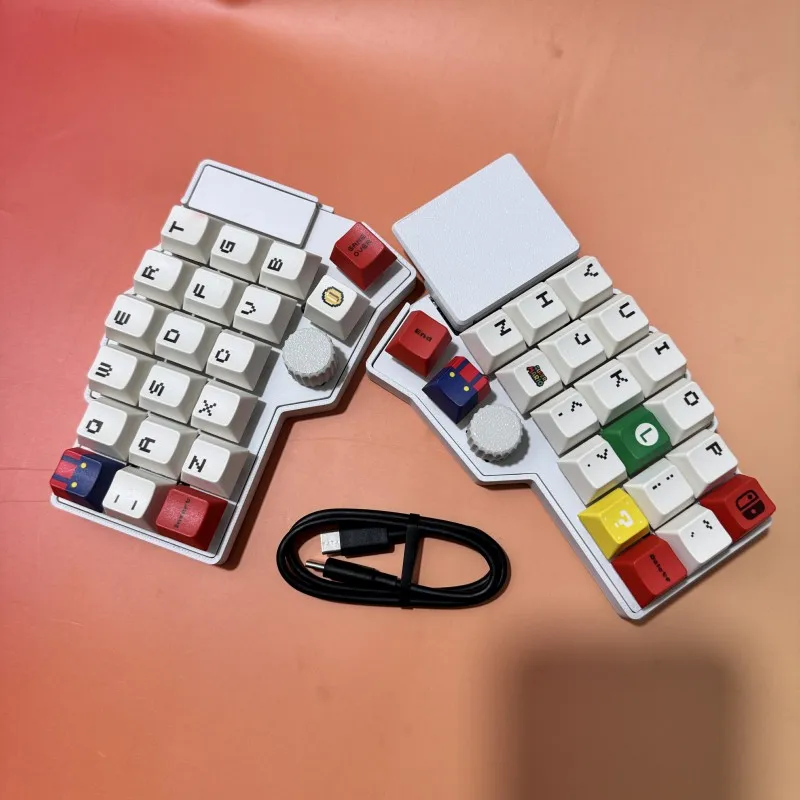 Nuevo Corne V4.1 36/42 Kit de teclado dividido personalizado RGB soporte ergonómico de intercambio en caliente a través de Procyon Touch Pad con perilla de ratón DIY MX - imagen 4