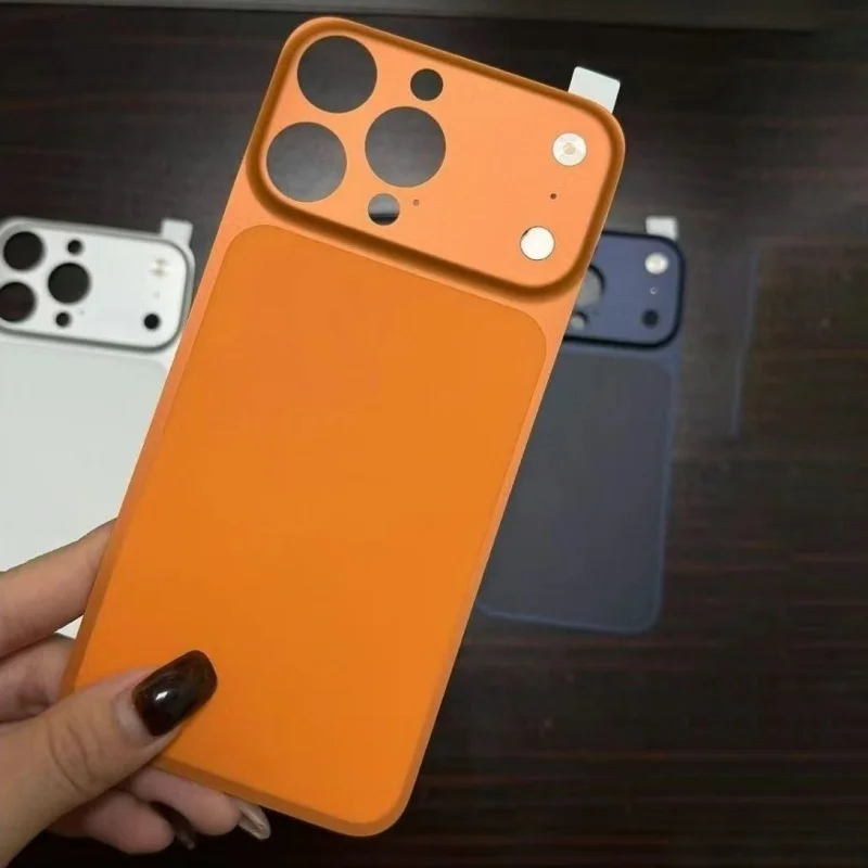 Funda de teléfono Original AG mate ultrafina con placa trasera de Metal para iPhone 16 15 14 13 Pro Max pegatina brillante gira al instante 17 cubierta - imagen 4