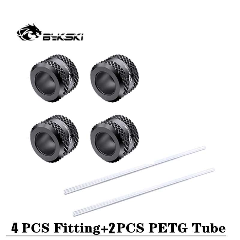Bykski-accesorios de tubo duro Combo OD14 MM, sistema de refrigeración por agua para PC, conector de tubería rígida PETG/acrílico/Metal - imagen 2