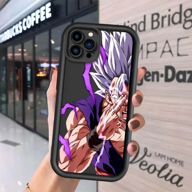 D-Dragon Ball Cool Goku Anime para Apple iPhone 17 16 15 14 13 12 11 Plus Pro Max Eye Ladder funda de teléfono - imagen 3