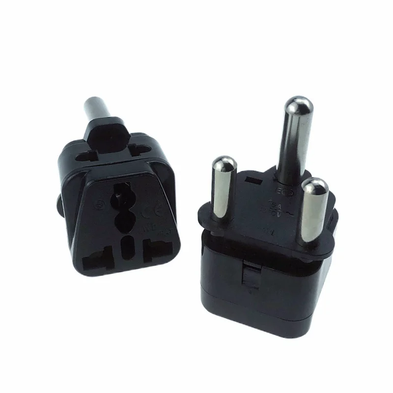 Adaptador de viaje 2 en 1 para Sudáfrica, convertidor estándar tipo M, salida Universal, CA de 250V, 15a - imagen 2