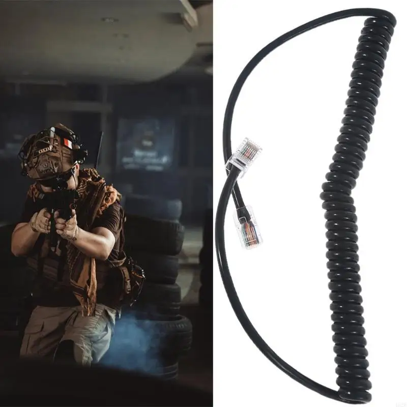 462E Cable cable micrófono servicio pesado para HM-151 IC-7000 IC-7100 OPC-1153 HM-98 - imagen 3