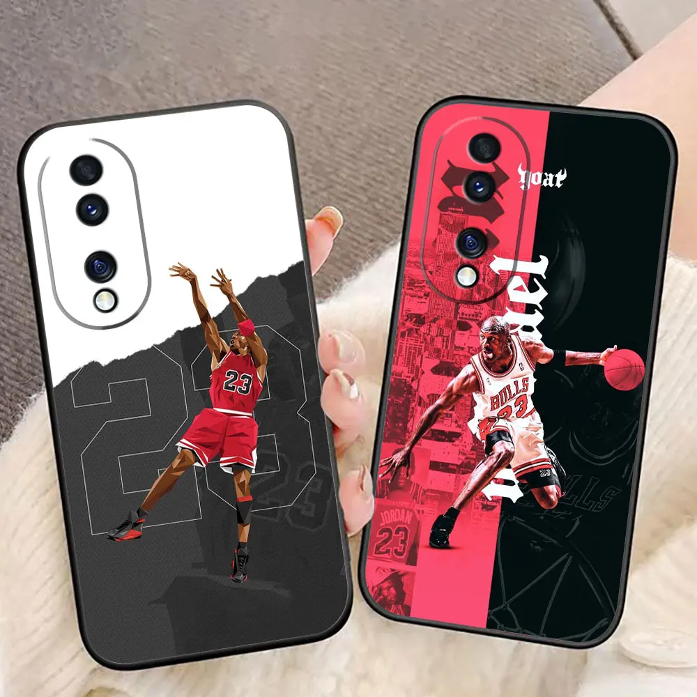 Reproductor de baloncesto 23 funda de teléfono para HUAWEI NOVA Y70 3I 7I 8I 9SE P30 Y9 HONOR 8X 9X 20 90 X5 X6B X7A X7B X8B X9 X9B X9A - imagen 3