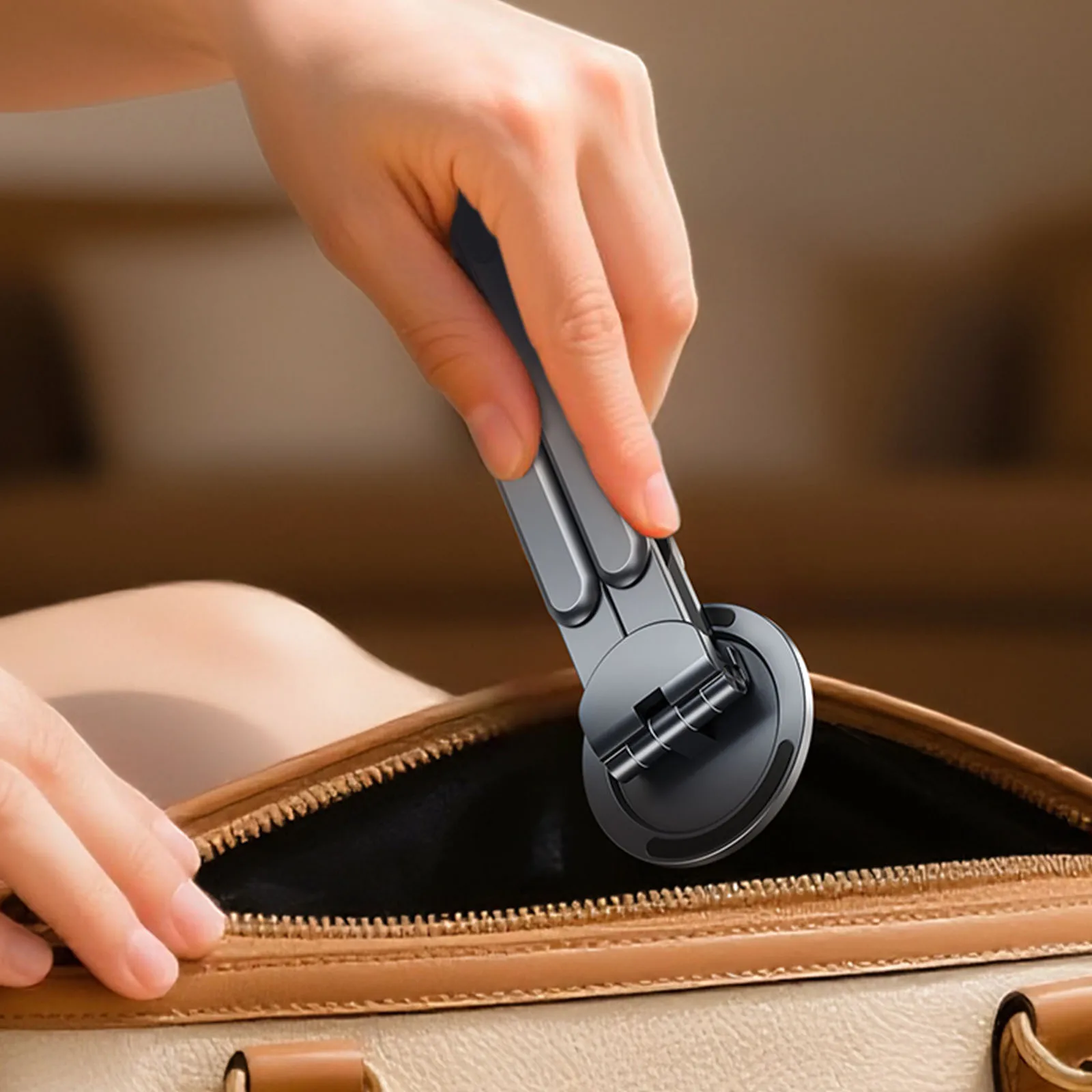 Soporte Plegable Magnético Multiforma Ajustable para Tablet de Escritorio, Soporte Portátil para iPhone, iPad, Tablet y Laptop - imagen 3