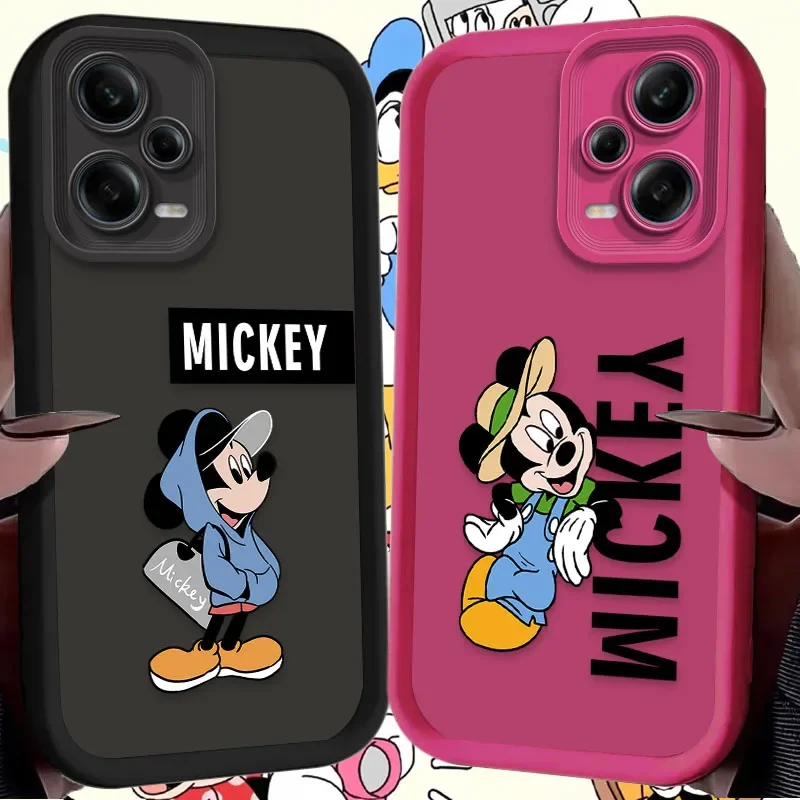 Funda de teléfono para Xiaomi Redmi Note 13 14 12 11 Pro Plus 5G 12S 11S 10S 10 9 Redmi 14C 13C 12C 12 4G A3 A3X Disney Mickey Mouse - imagen 2