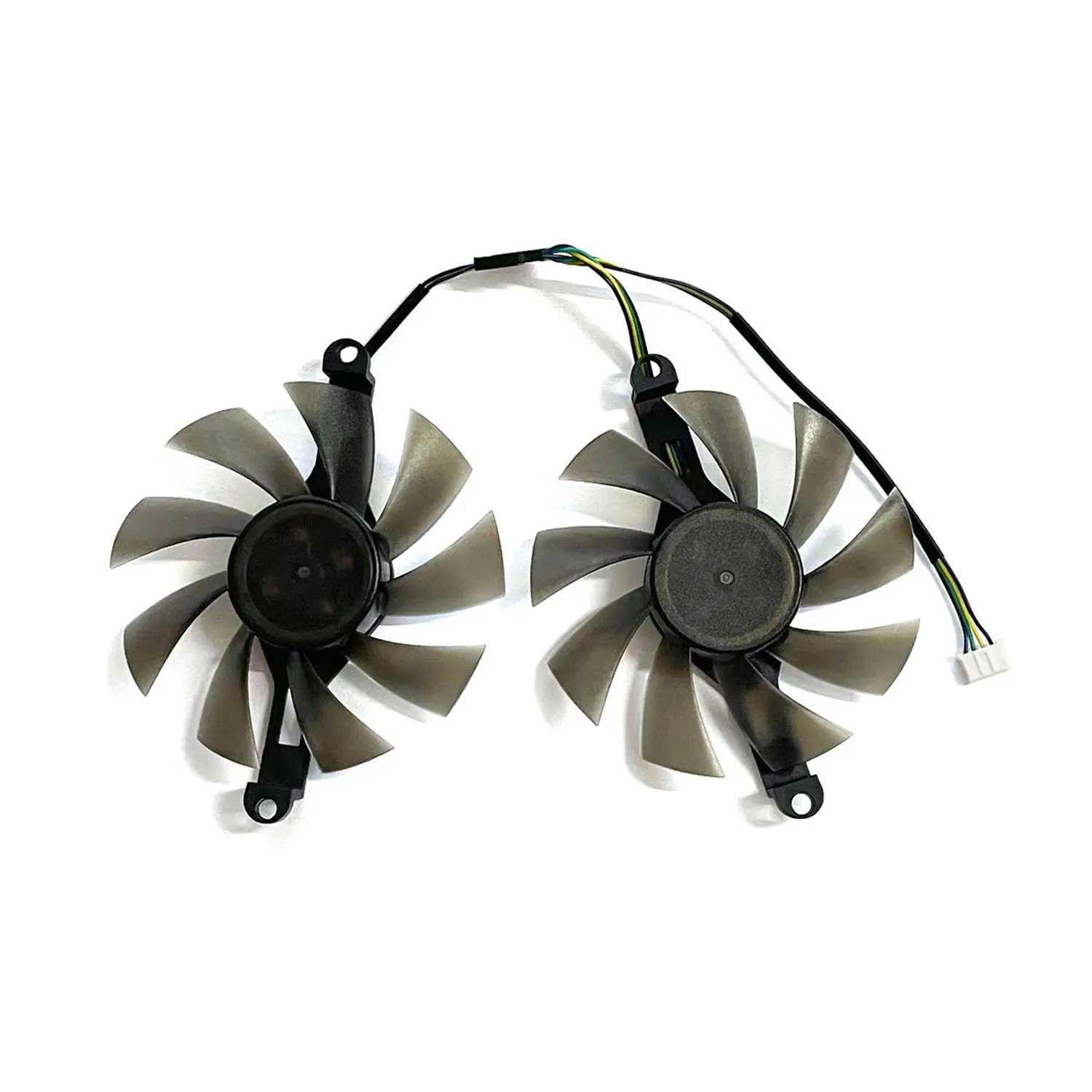 2 unids/set 85MM GPU Cooler, para PARA ALSEYE RX580 rx 580 8gb, colorido P106 GTX1060 950 960 tarjeta gráfica VGA, reemplazar FL8015 12VB - imagen 2
