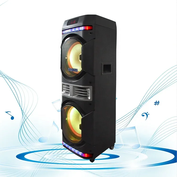 Altavoces Leisound Sistema de audio Sonido Boombox Altavoz de DJ con dientes azules - imagen 3