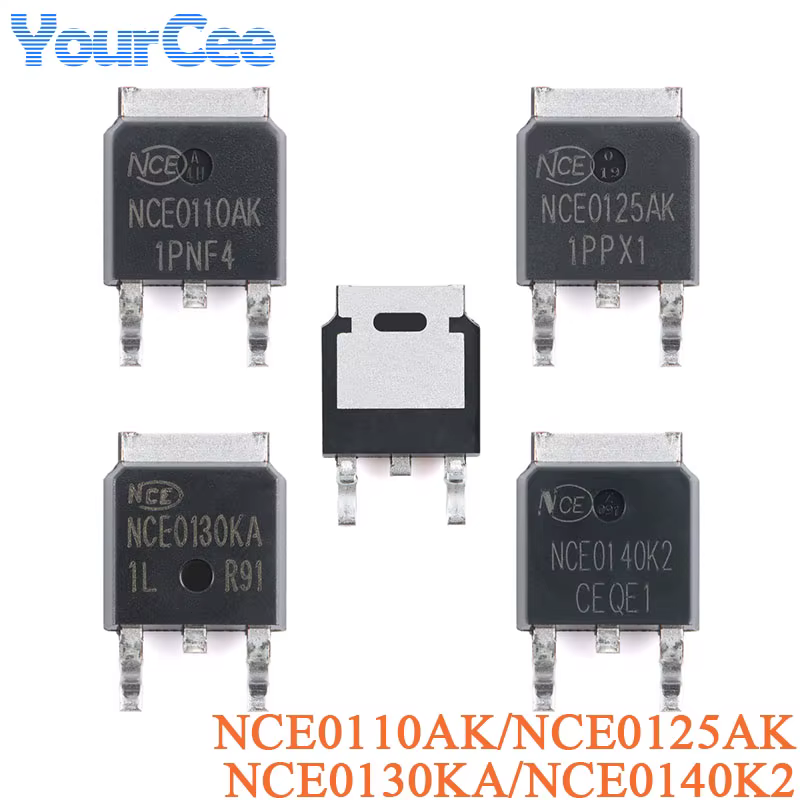 10/5 Uds NCE0110AK NCE0125AK NCE0130KA NCE0140K2 TO-252-2 Canal N 100V 40A 30A 25A 10A MOSFET Transistor de efecto de campo NCE6020AK